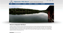 Desktop Screenshot of edgewatervillaresort.com